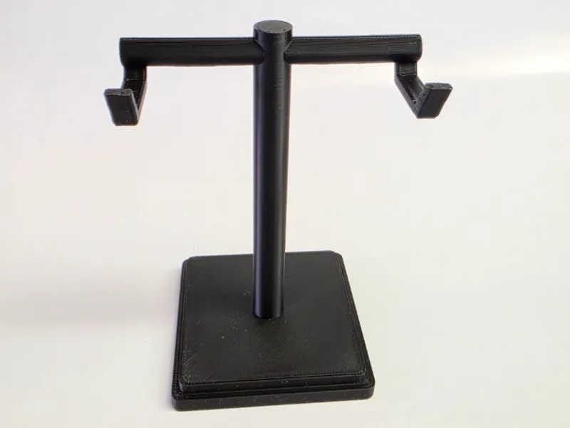 T Shape Mask Stand w/ Hooks For Masks w/ Eyeholes