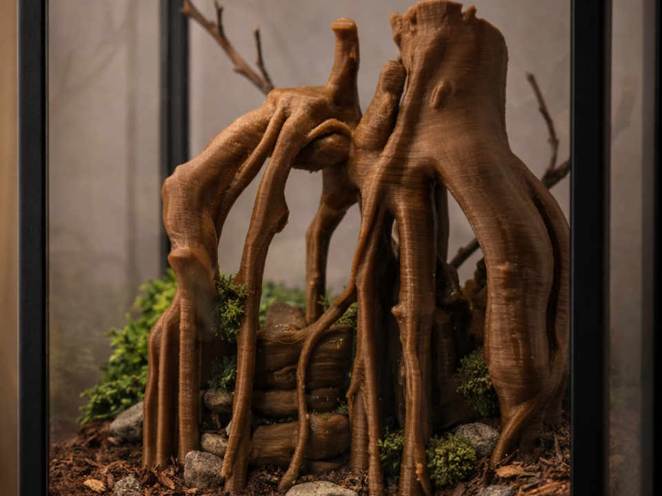 Stick Wall decor, Reptile Hide, Small Critter Hide