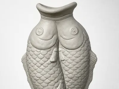 fish sculpture