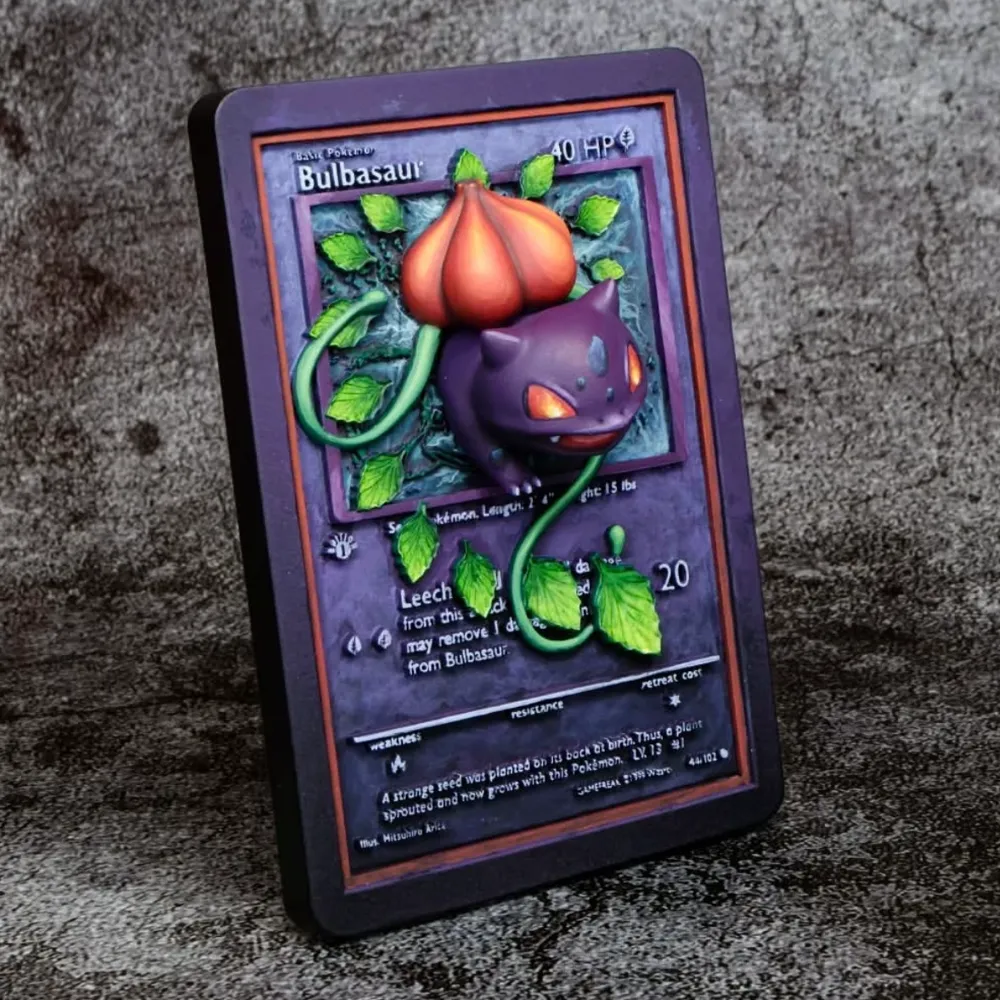 best card sleeves for grading Bulbasaur Ivysaur Venusaur ex 151