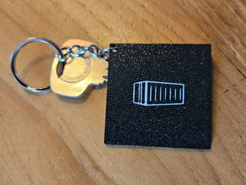Minimalist Shipping Container Keychain