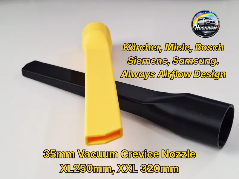 35mm Vacuum Crevice Nozzle, XL&XXL.