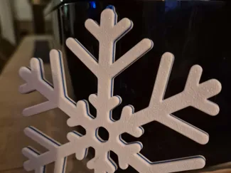 Christmas tree ornament Snowflake multi color