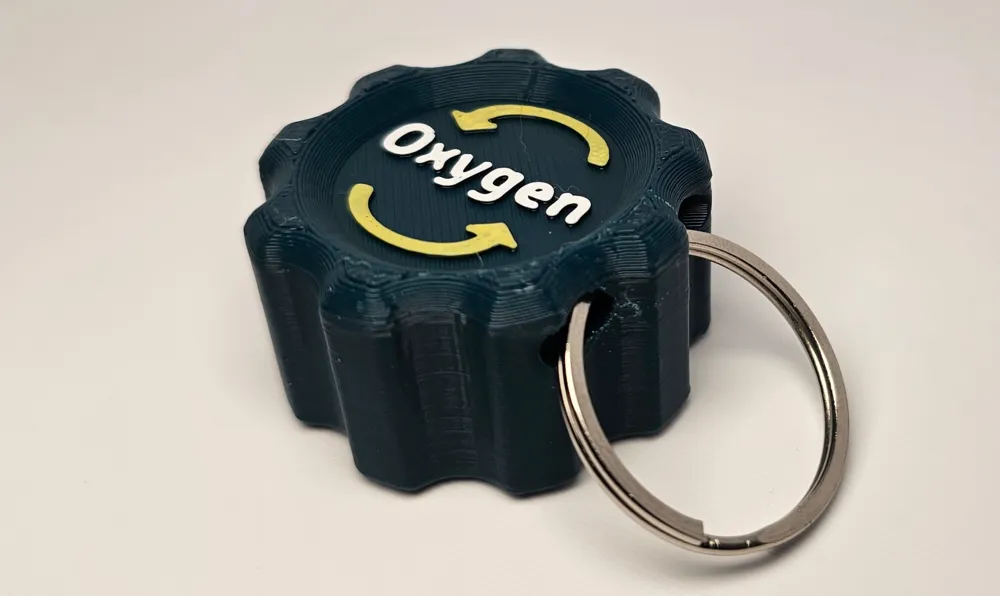 Oxygen Wrench keyring - Free 3D Print Model - MakerWorld