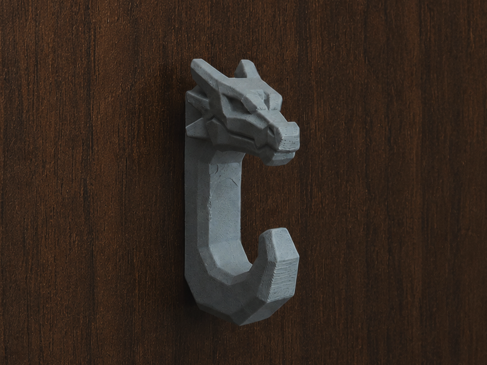 Miniatura 1 do modelo 3D Draco Wall Hook