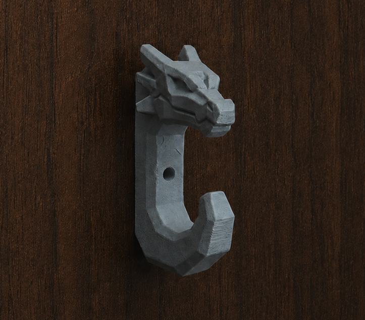 Miniatura 2 do modelo 3D Draco Wall Hook