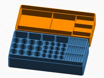 Organizador: Ultimate Parametric Battery Organizer — vista de referencia 2