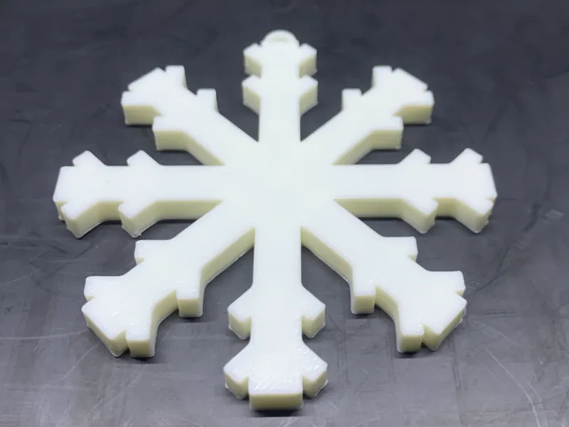 Snowflake Christmas tree decoration