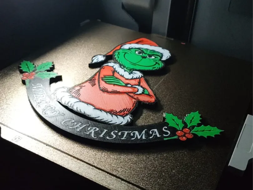 Greinch Model GRINCH MERRY CHRISTMAS - Free 3D Print Model - MakerWorld