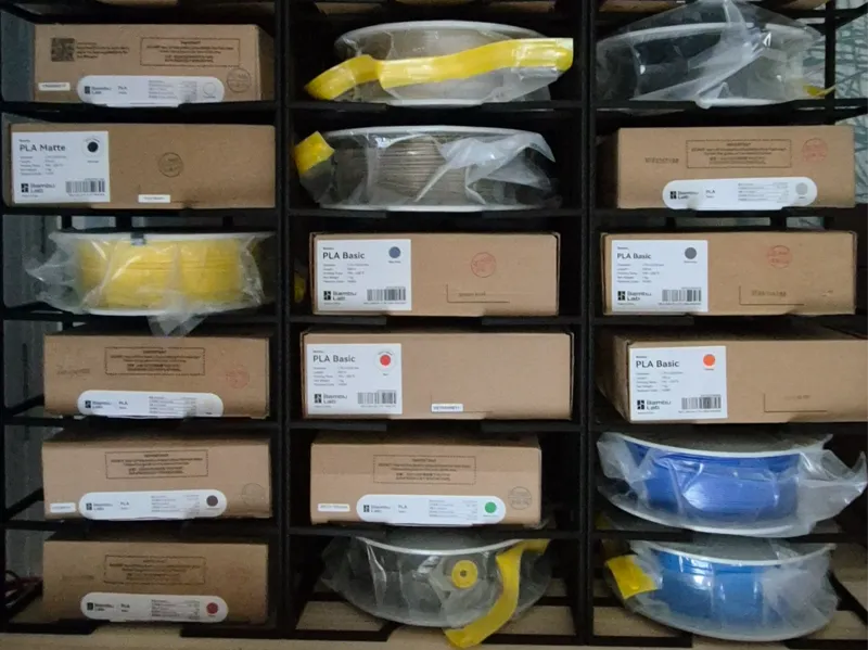 Système de rangement bobine / filament / Carton 