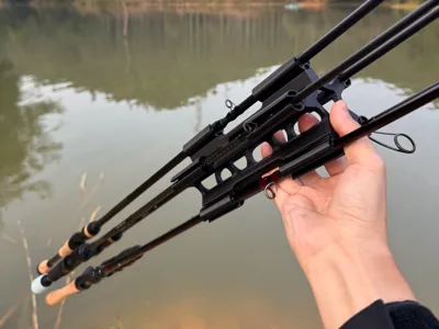 5-rod one-piece fishing rod holder