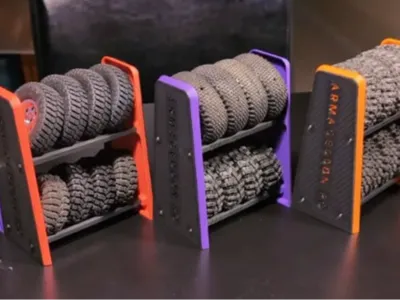 FREE RC Tire Rack 1/18 1/24 Scale