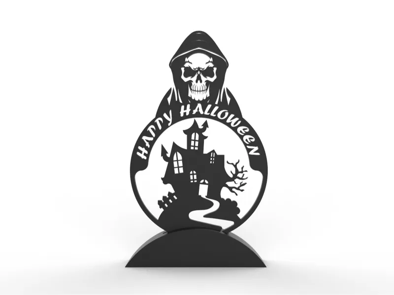 HAPPY HALLOWEEN SHADOW ART
