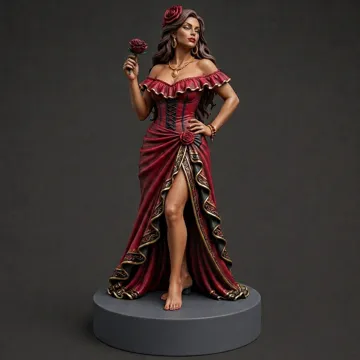 Figura decorativa: Pombagira / Pombagira Personalizada — vista de referencia 4