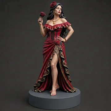 Figura decorativa: Pombagira / Pombagira Personalizada — vista de referencia 5