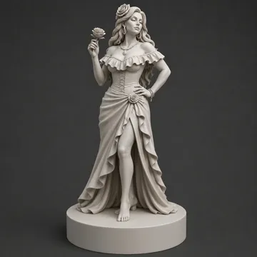 Figura decorativa: Pombagira / Pombagira Personalizada — vista de referencia 3