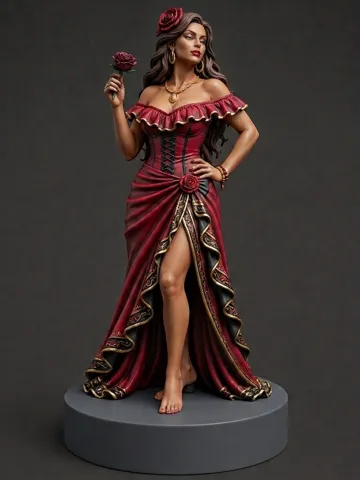 Figura decorativa: Pombagira / Pombagira Personalizada — vista de referencia 2