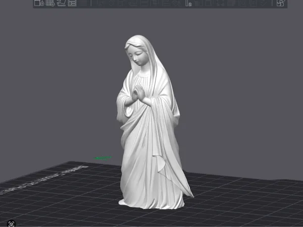 Figurine de prière Sainte Marie