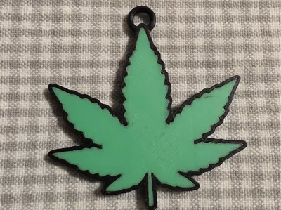 Marijuana Keychain
