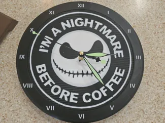 Jack Skellington Clock