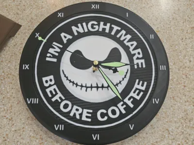 Jack Skellington Clock