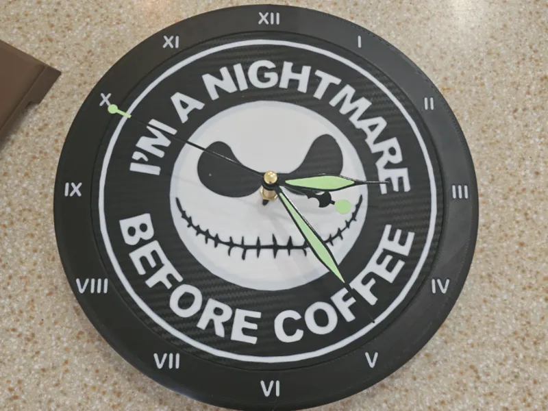 Jack Skellington Clock