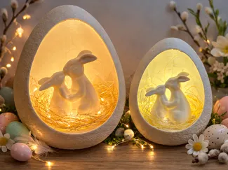 Easter Bunny Egg Lamp