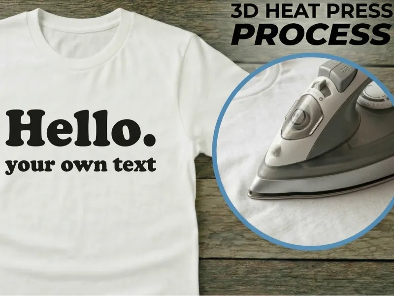 T-shirt print - your own text. V2