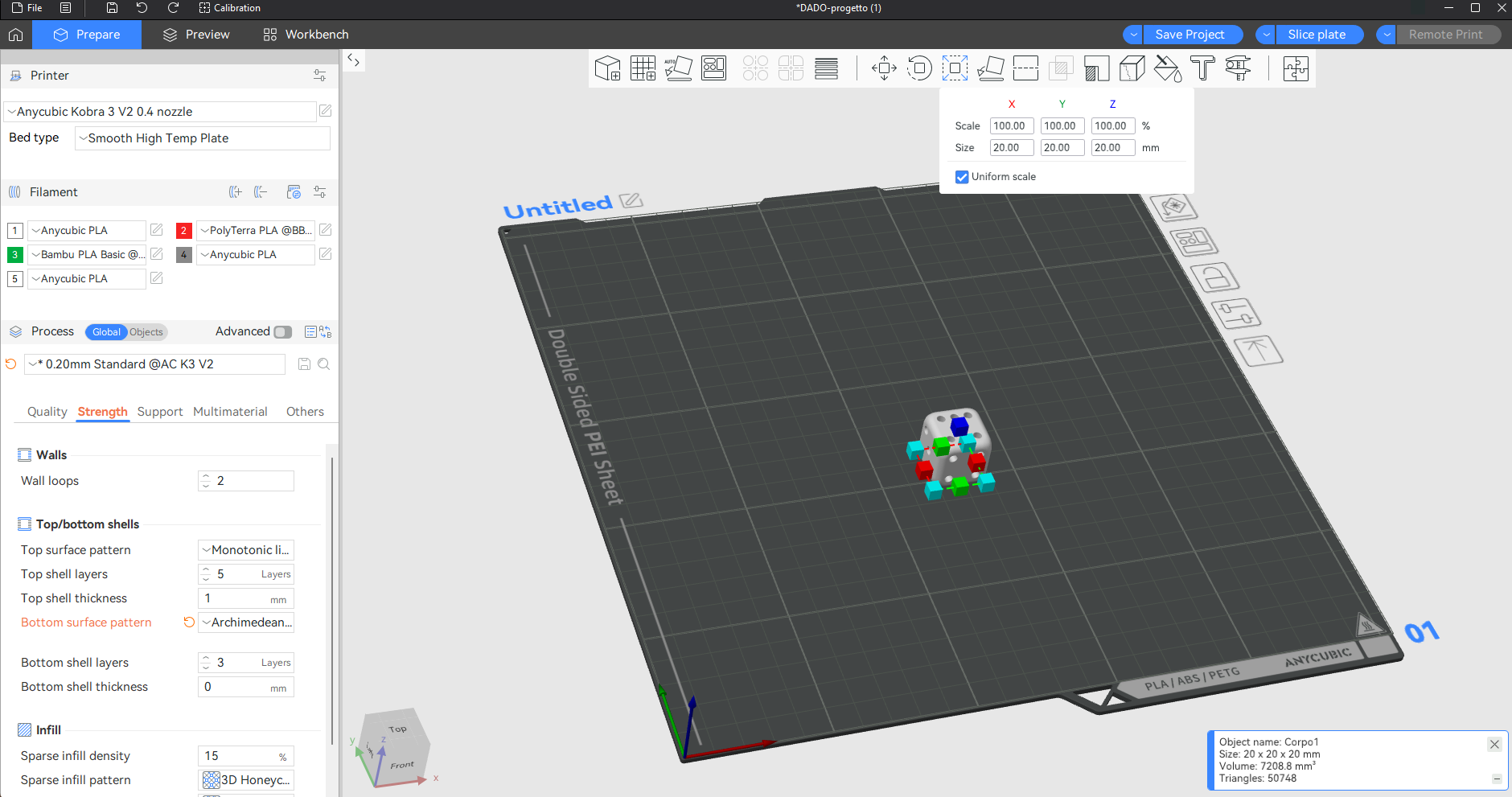 Miniatura 2 do modelo 3D dice