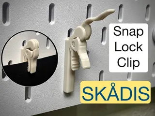 SKÅDIS Snap-Lock Clip
