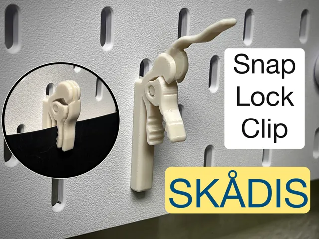 SKÅDIS Snap-Lock Clip