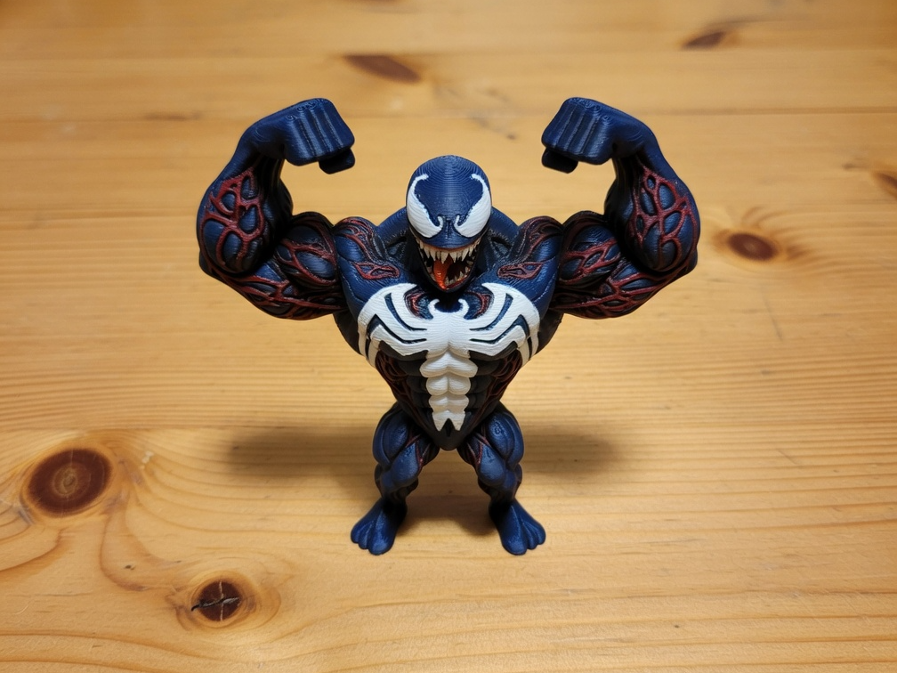 Venom Figure Flexing Arms