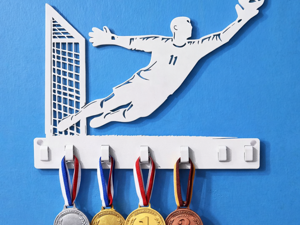 Goalkeeper Football Soccer medal Hanger