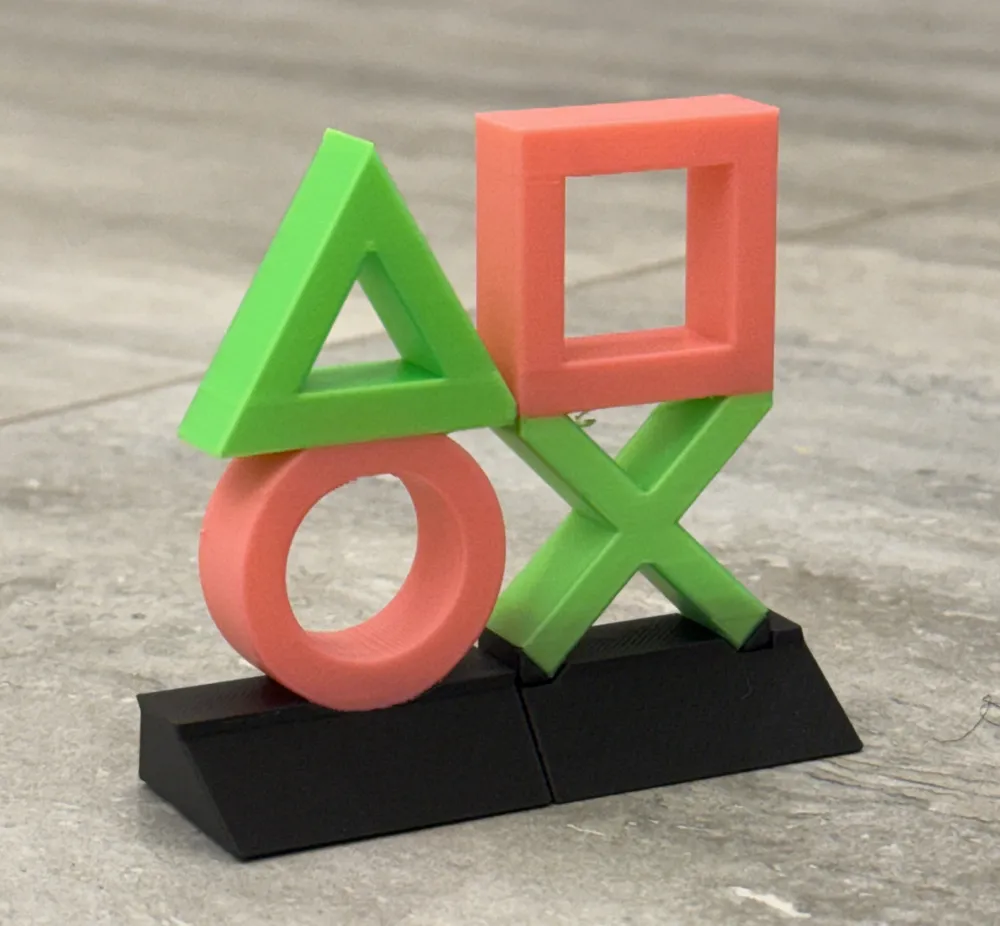 Sony Button Design Sony PlayStation Buttons Stand Controller Symbols – Kostenloses 3D ...