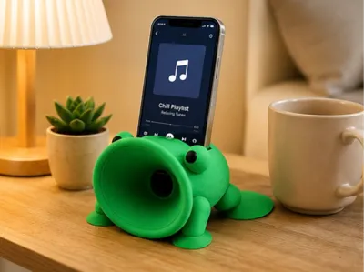 Cute Froggy Passive Phone Amplifier