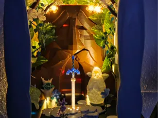 Zelda Deku Forest Book Nook