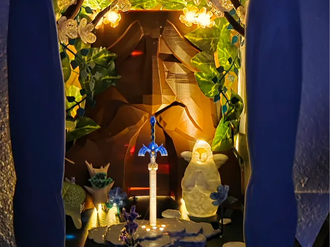 Zelda Deku Forest Book Nook