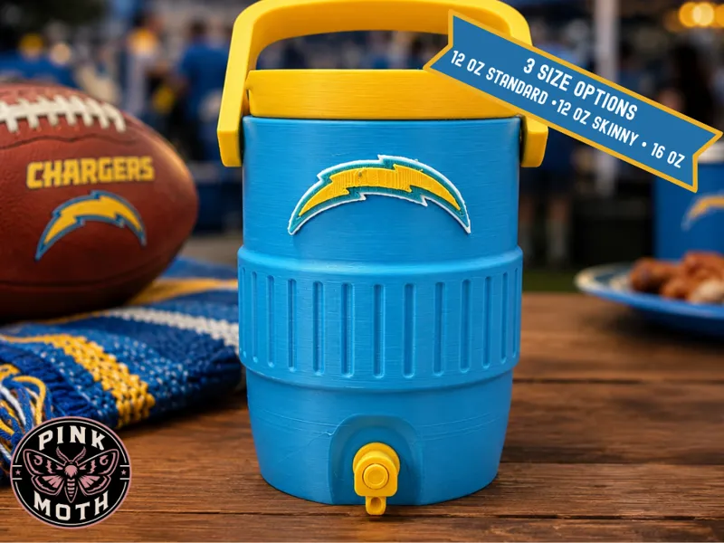 Los Angeles Chargers Koozie - Snap in Logo