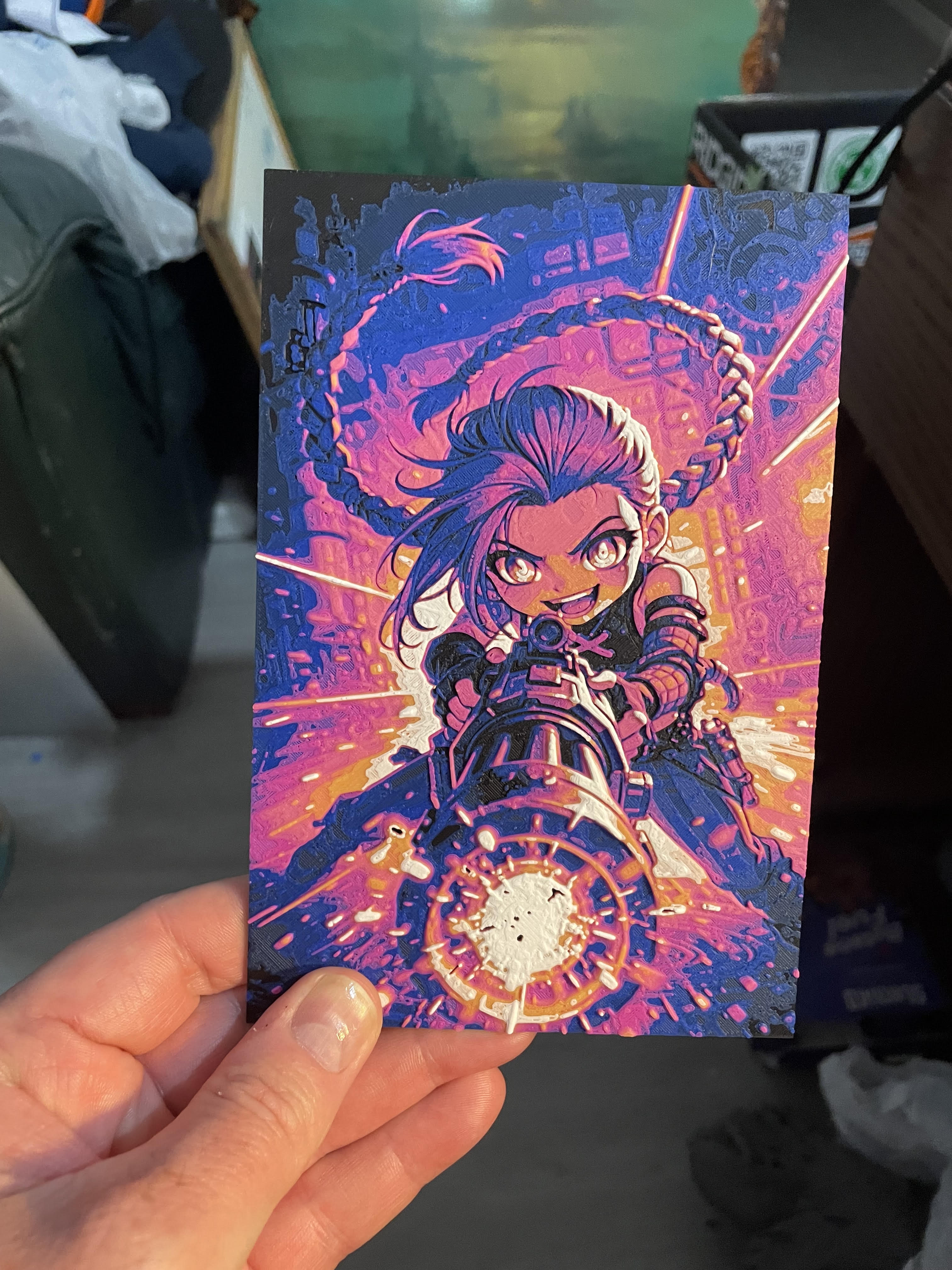 Miniatura 2 do modelo 3D Chibi Jinx Hueforge