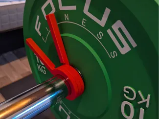 Fitness bar clamp