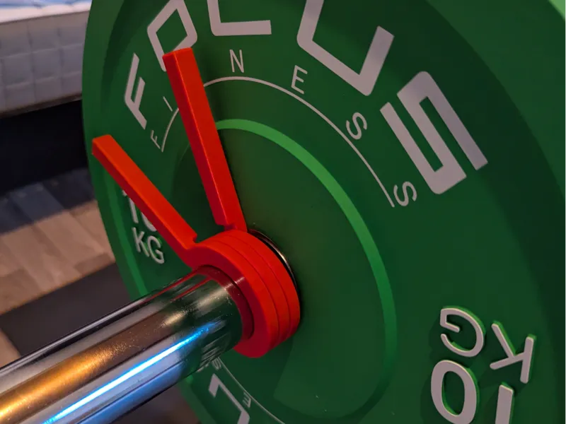 Fitness bar clamp