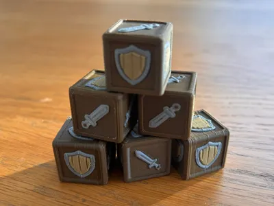 Dice Sword and Shield