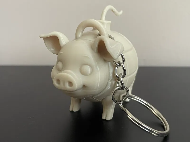 Svinino Bombondino Keychain 3D Italian Brainrot