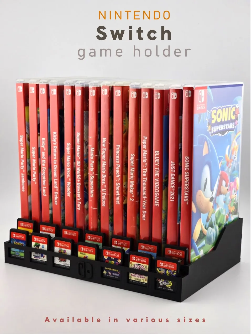 Nintendo Switch 1 & 2 - Game Display Storage view 4