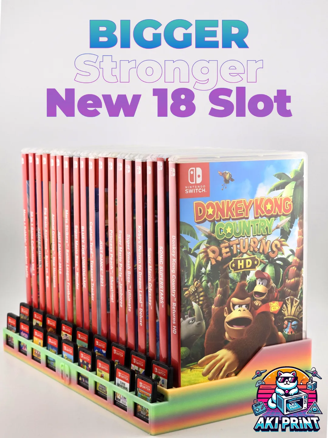 Nintendo Switch 1 & 2 - Game Display Storage view 3