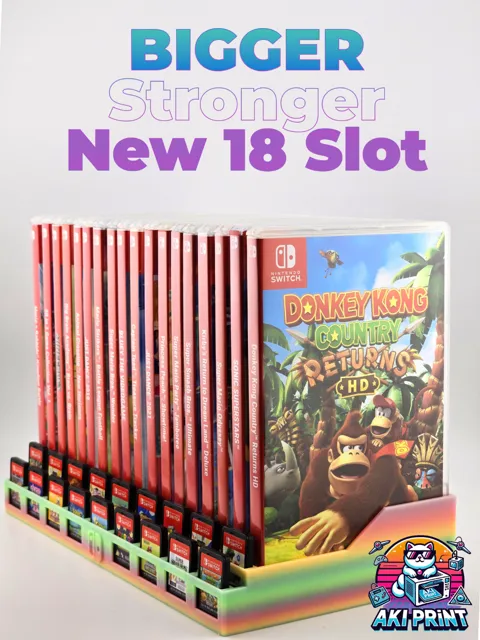 Nintendo Switch 1 & 2 - Game Display Storage view 3