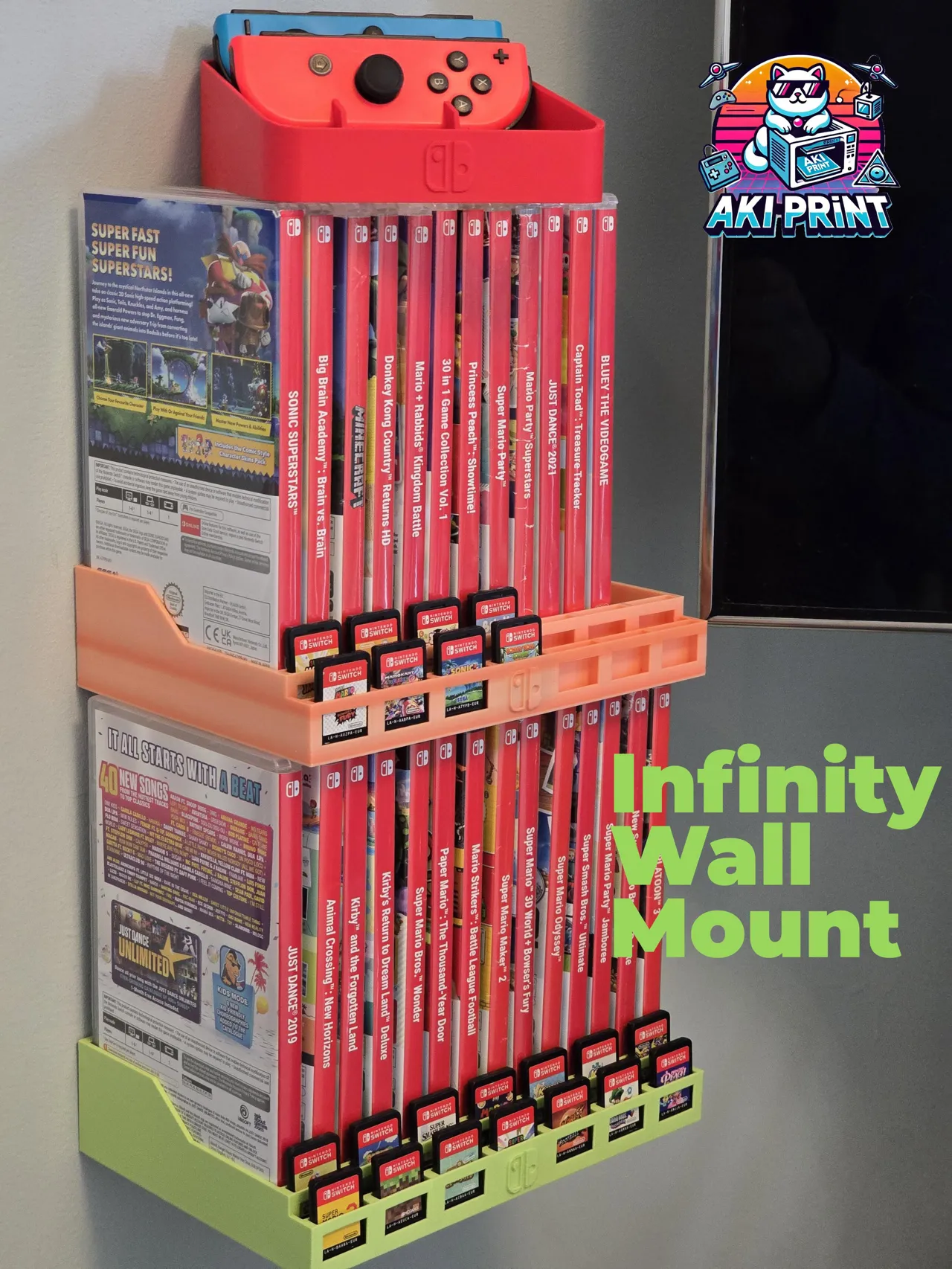 Nintendo Switch 1 & 2 - Game Display Storage view 2