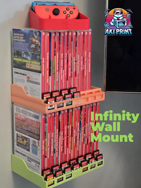 Nintendo Switch 1 & 2 - Game Display Storage view 2
