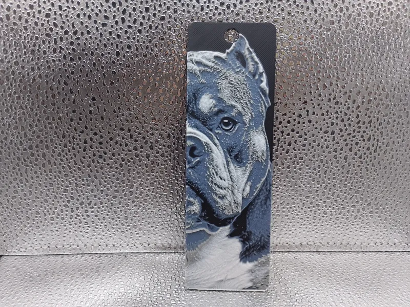 Exotic Bully Bookmark – Hueforge
