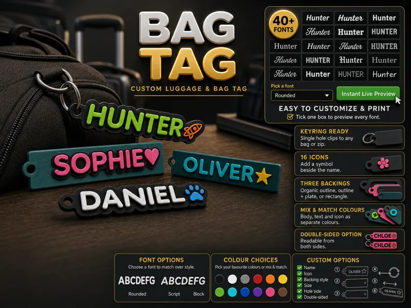 Ultimate Bag Tag Name Generator 